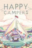 Vintage Camping-XBET1-Kreuzstichbild-Bothy Threads